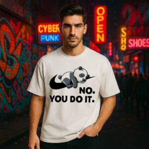 Say It Loud- NO. YOU DO IT | Regular Fit - White