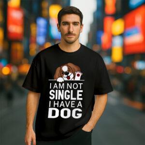 Who needs a date when you’ve got a dog | Regular Fit- Black