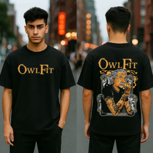 OwlFit’s Bold Fusion Of Brains & Street Style | Regular Fit - Black