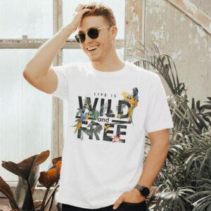 Stay Wild, Stay Free, and Wear Your Spirit Proudly | Regular Fit- White