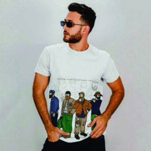 Street-Style Vibe Crew Tee | Regular Fit - White