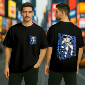 Lost In Space Found In Style | Regular Fit- Black
