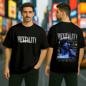 Own The MENTALITY — Bold Minds, Fearless Moves | Regular Fit-  Black